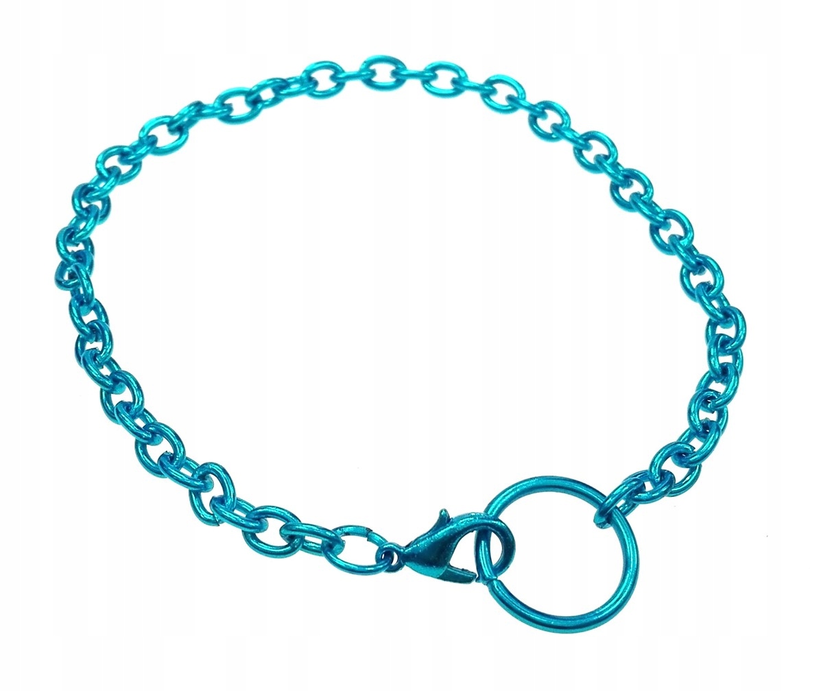 

Bransoletka łańcuszek chain niebieski