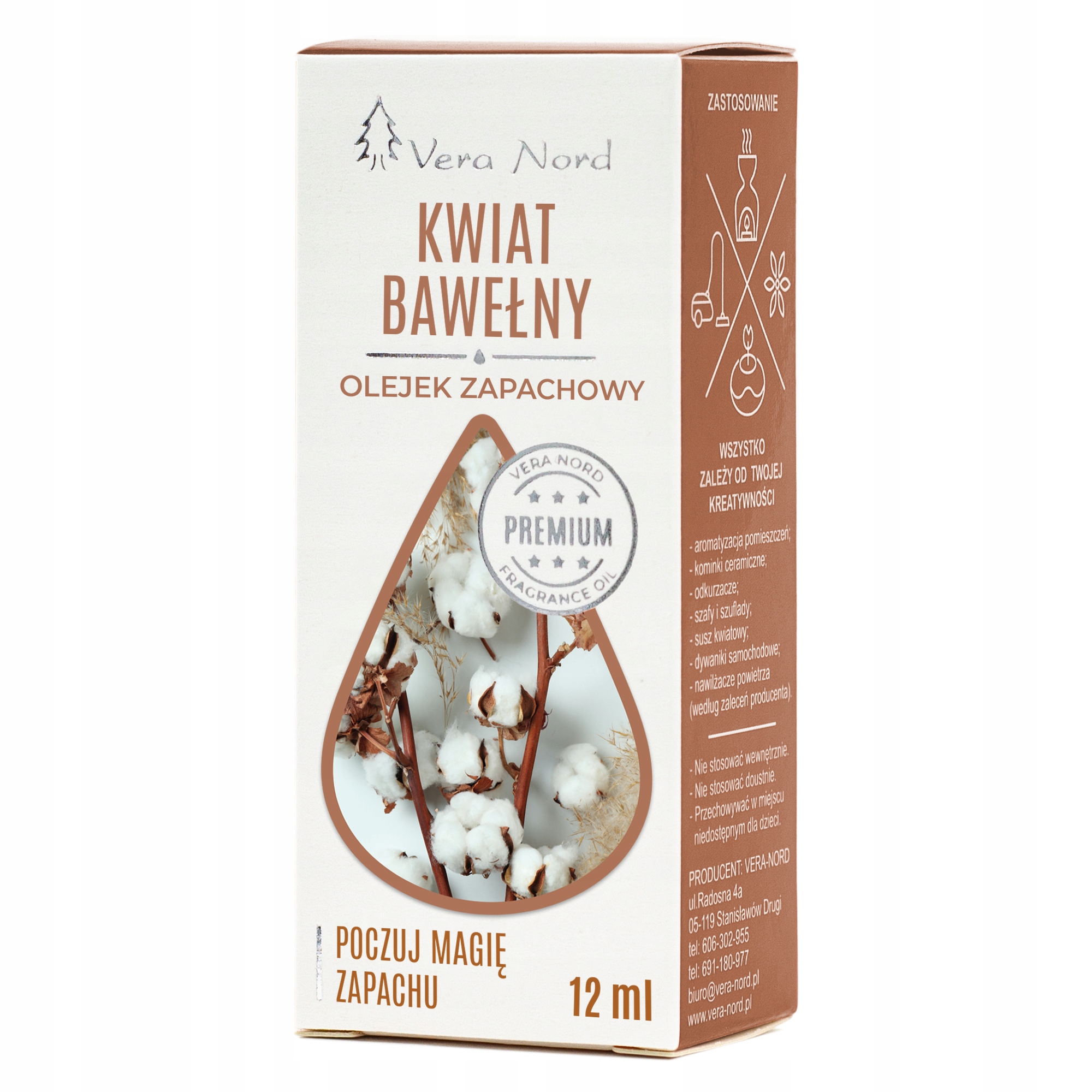 Olejek zapachowy vera nord KWIAT BAWEŁNY