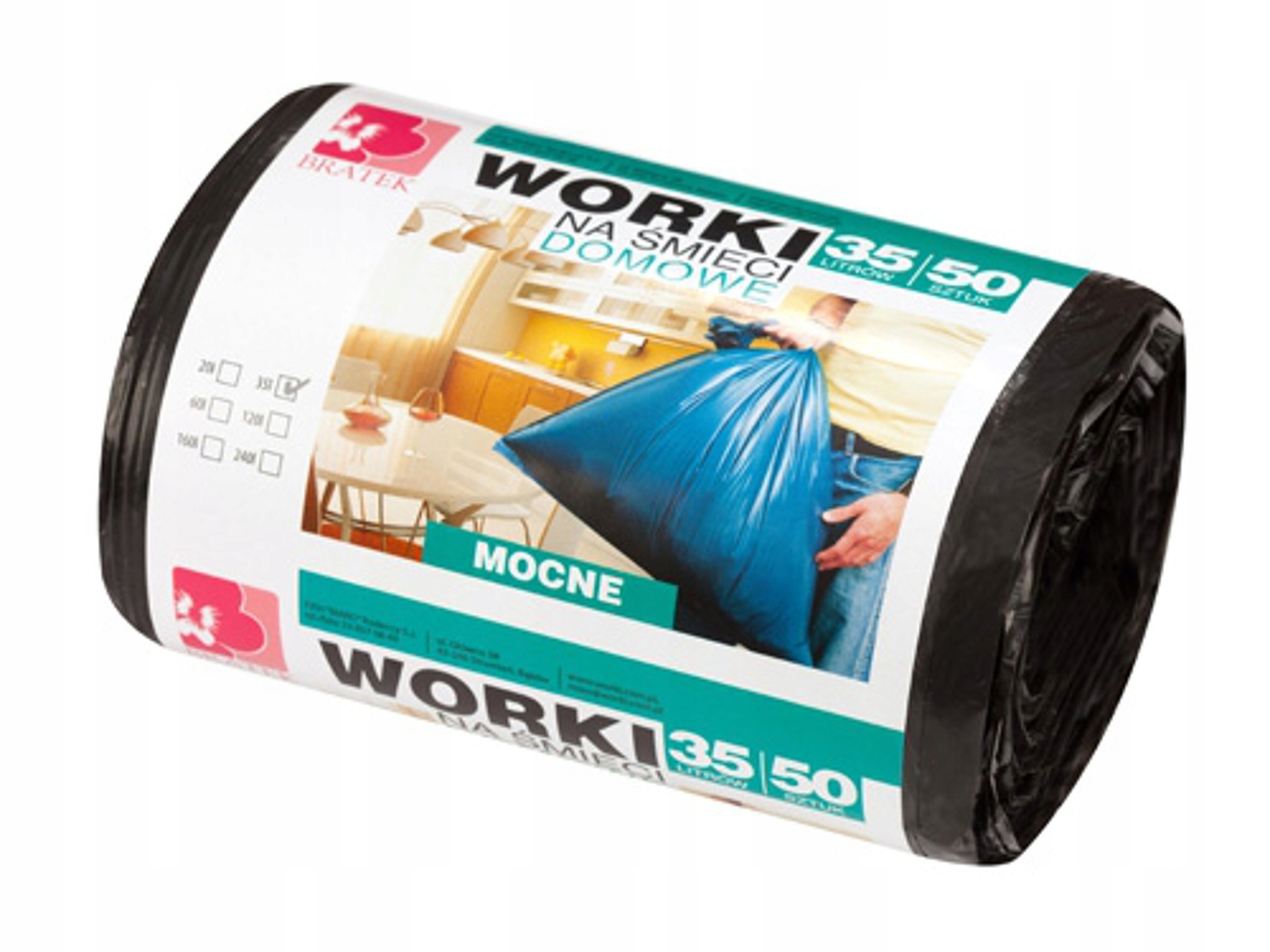 

Worki Na Śmieci Biurowe 35 Litrów 50 Sztuk Ldpe