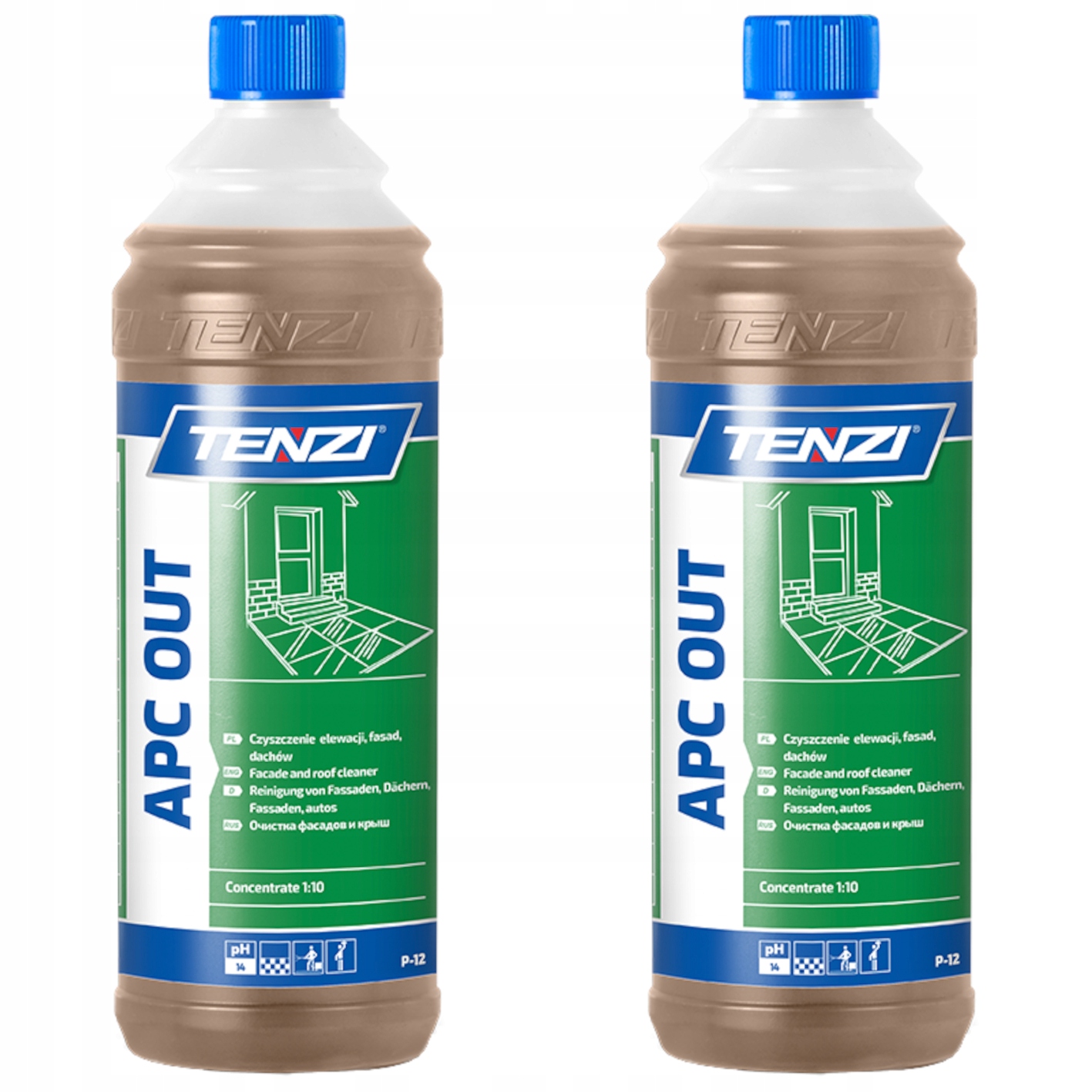 

Tenzi Apc Out do mycia elewacji fasad dachów 1L x2