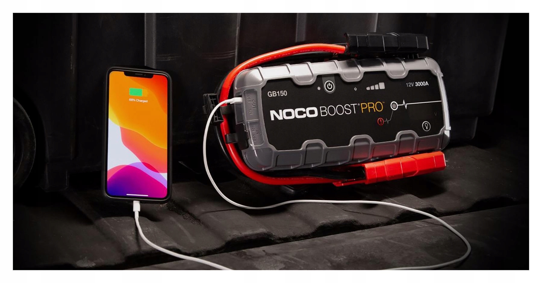 NOCO Boost GB150 3000A Powerbank Rozruchowa 12V 9L Benz. 7L Diesel — miniatura 10
