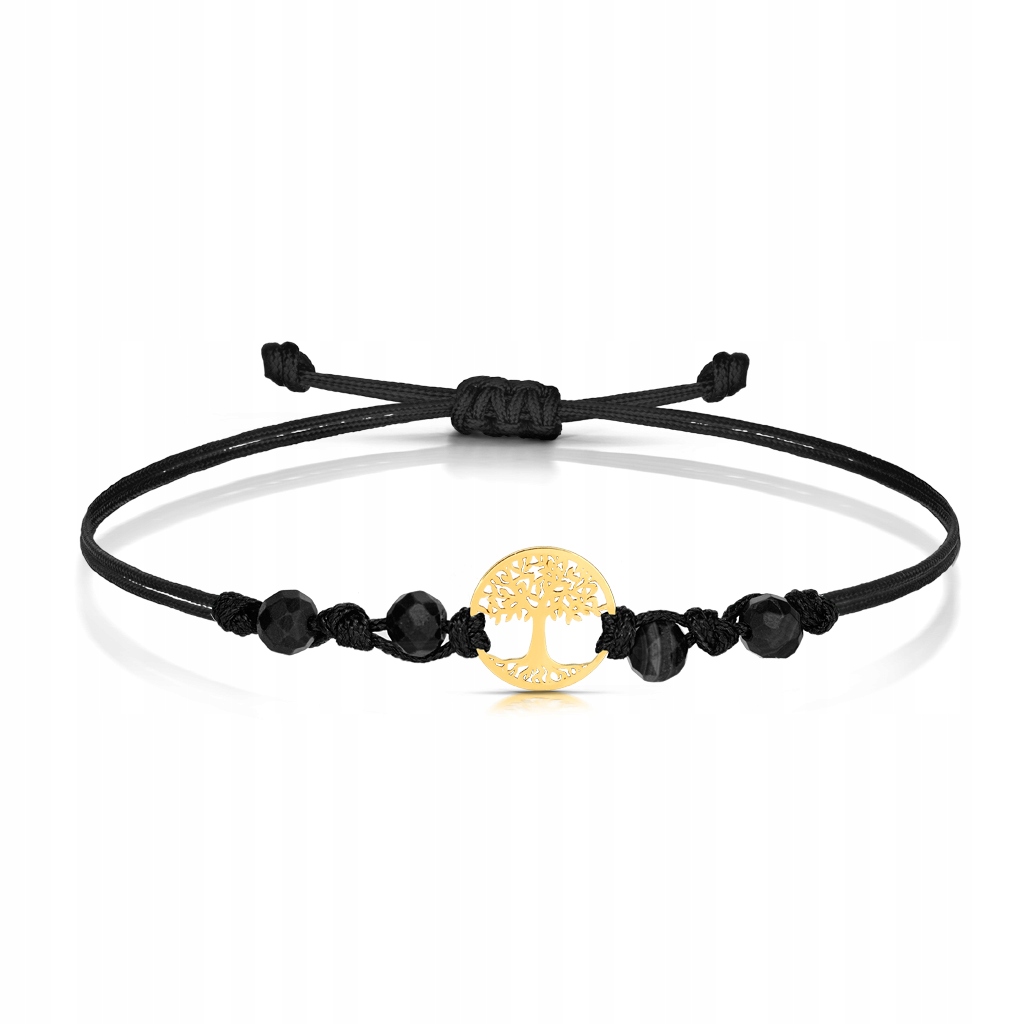 Šňůrkový Náramek Stromek Štěstí Spinel 585