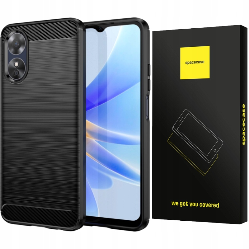 

Etui Case Pancerne Obudowa Carbon Do Oppo A17