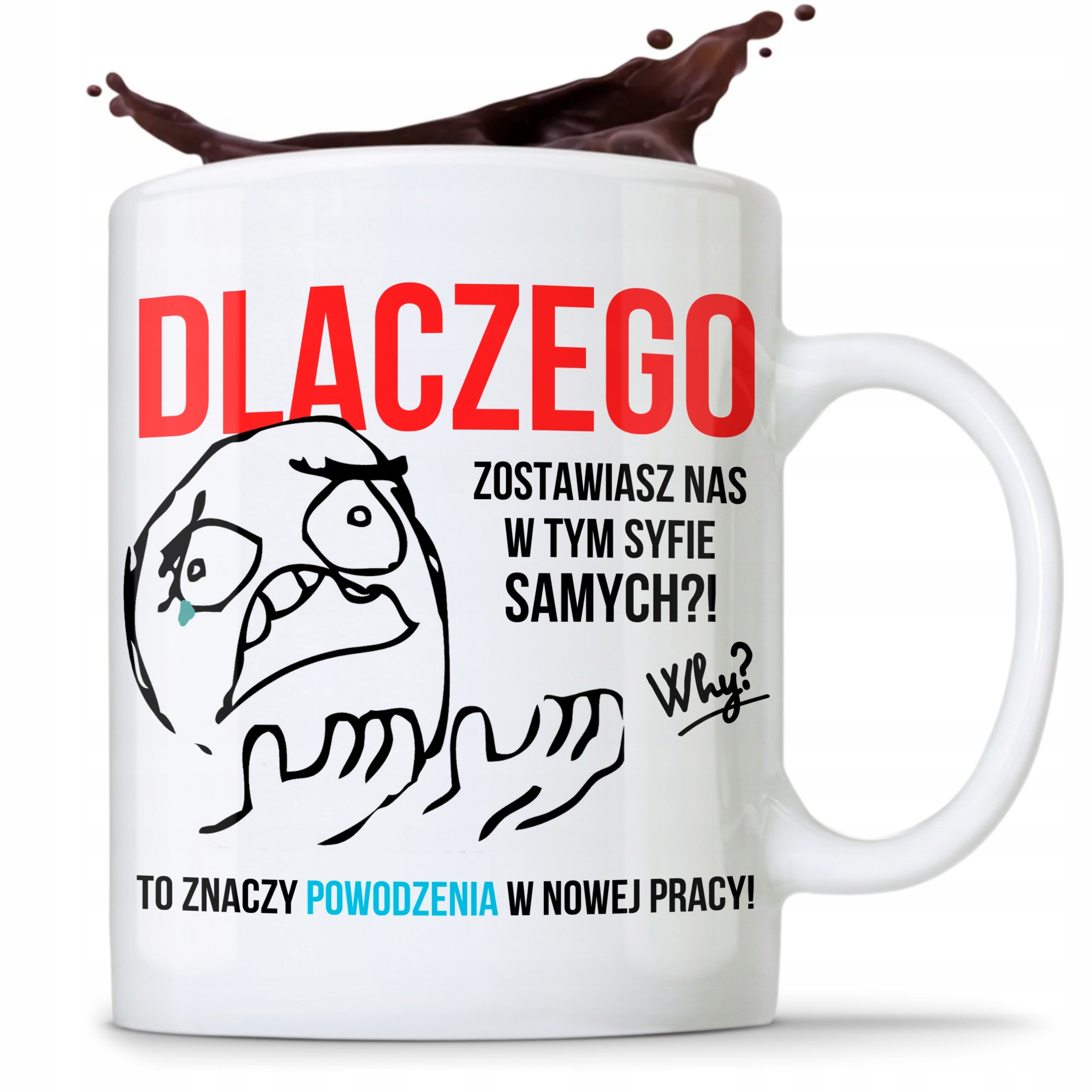 KUBEK POŻEGNANIE Z PRACY KOLEŻANKI KOLEGI POWODZENIA W NOWEJ PRACY WZORY