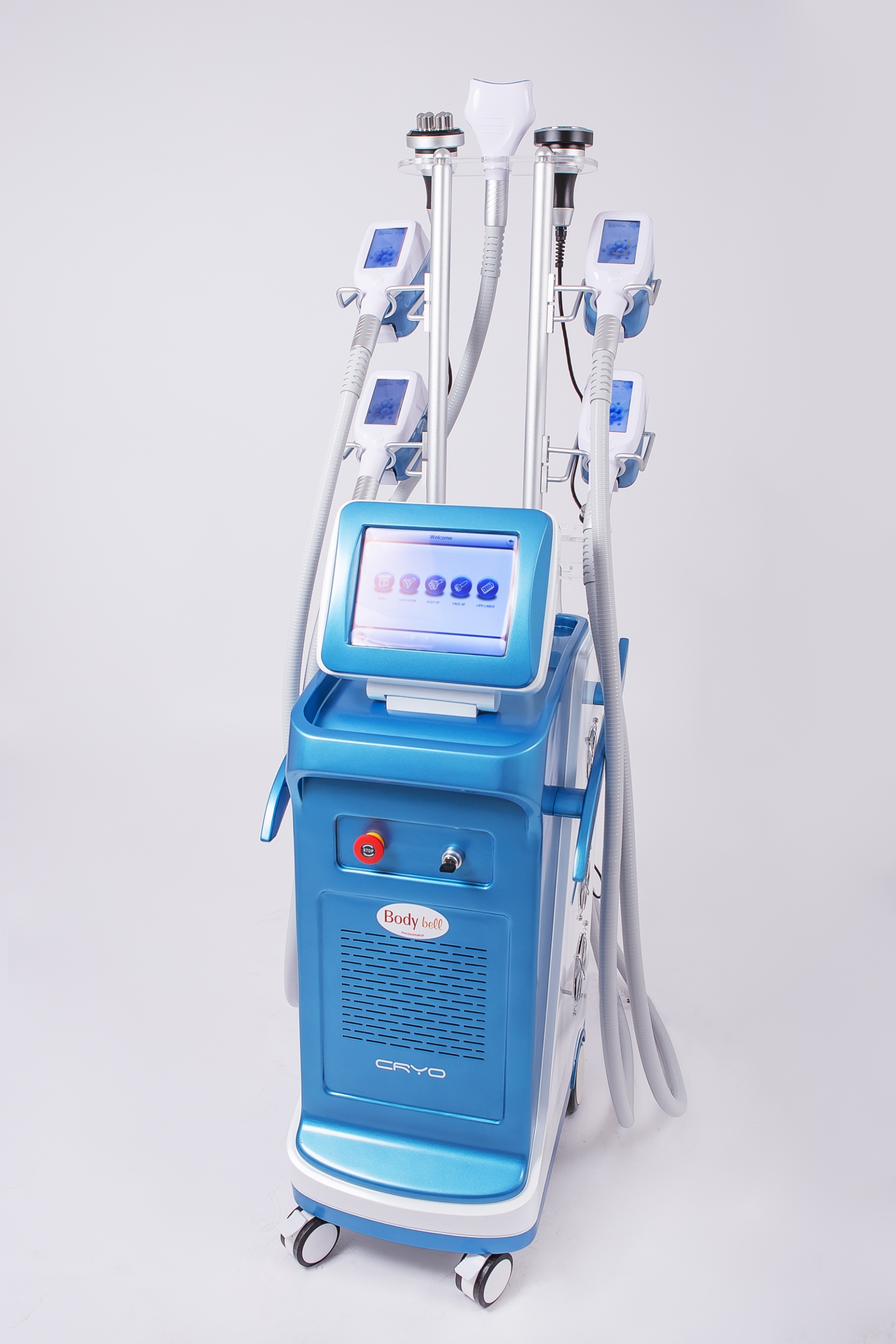Kryolipolýza, Cryo Angle 360, 5 hlavic kryo, Rf, lipolaser, liposukce