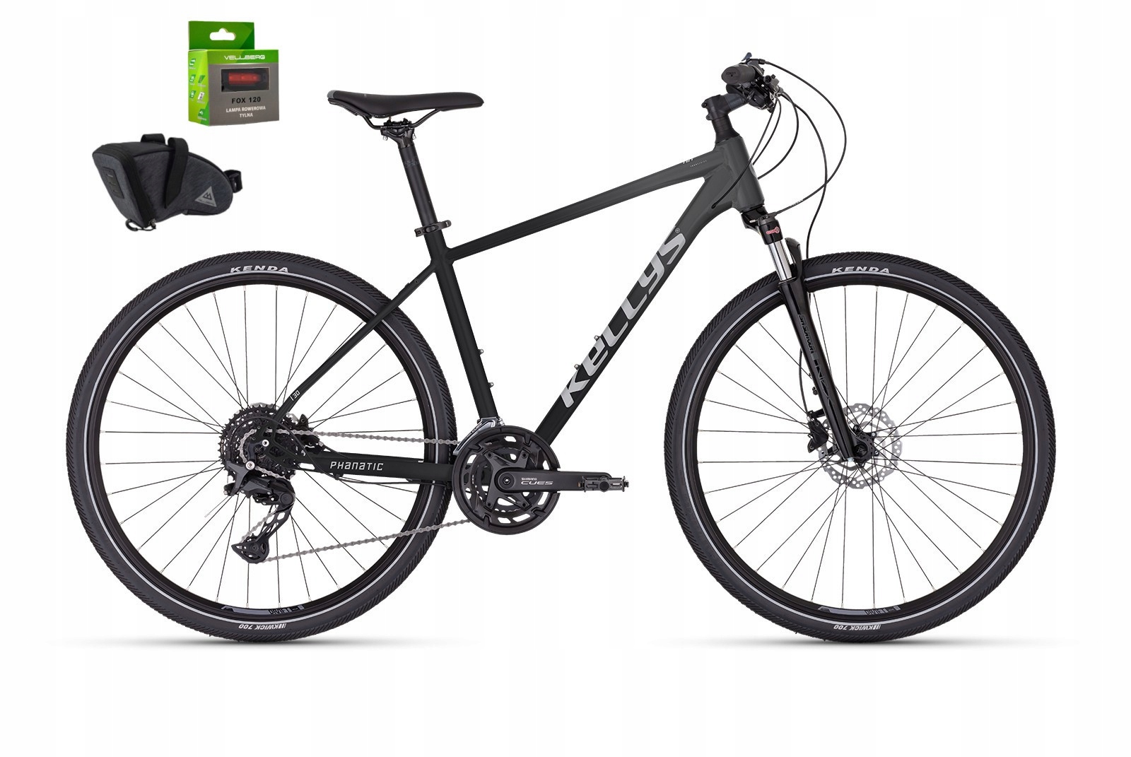 Rower 28 Kellys Phanatic 30 Anthracite M