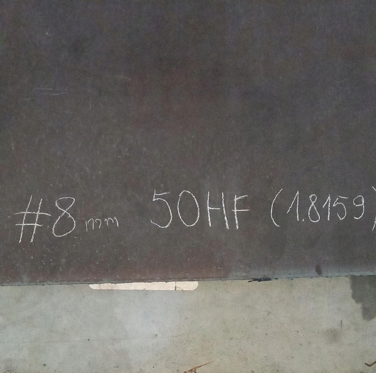 

Stal 50HF 1.8159, formatka #8x40x500 mm