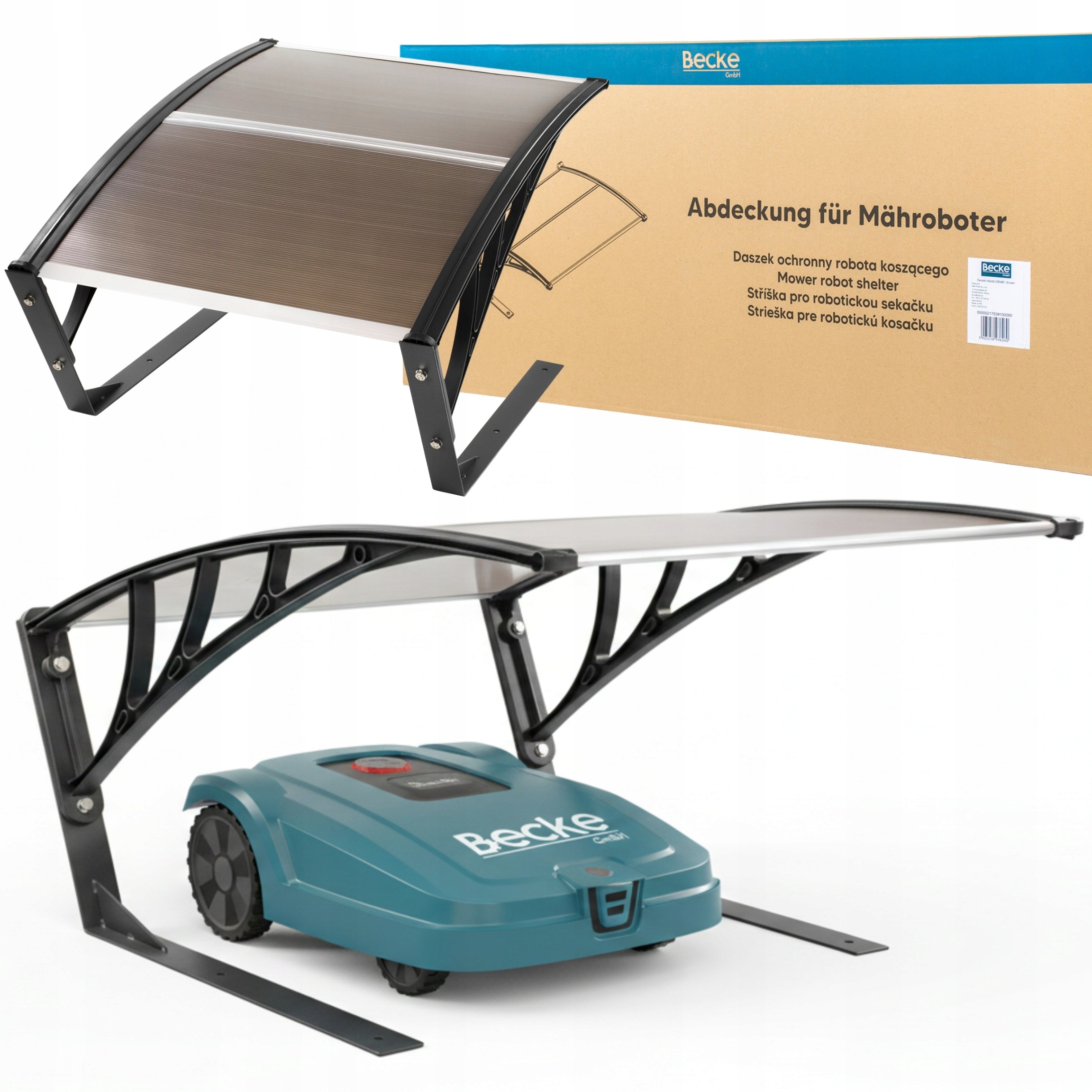 Garaż Daszek Do Robota Koszącego Garaż Do Kosiarki 100x80 Solidny Stalowy