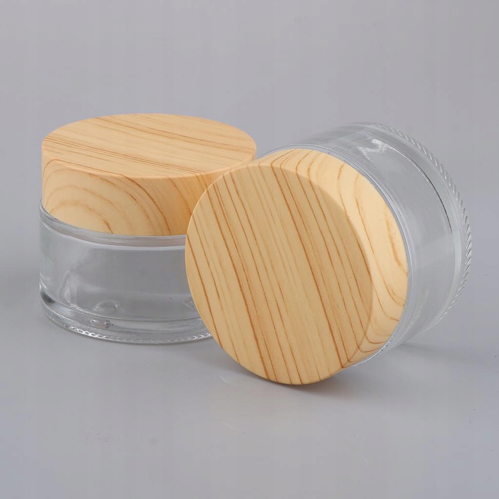 2x przenośny pusty słoik krem do makijażu cie Linia Pusty pojemnik