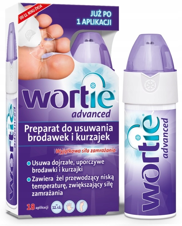 WORTIE ADVANCED Usuwane brodawek i kurzajek 50 ml