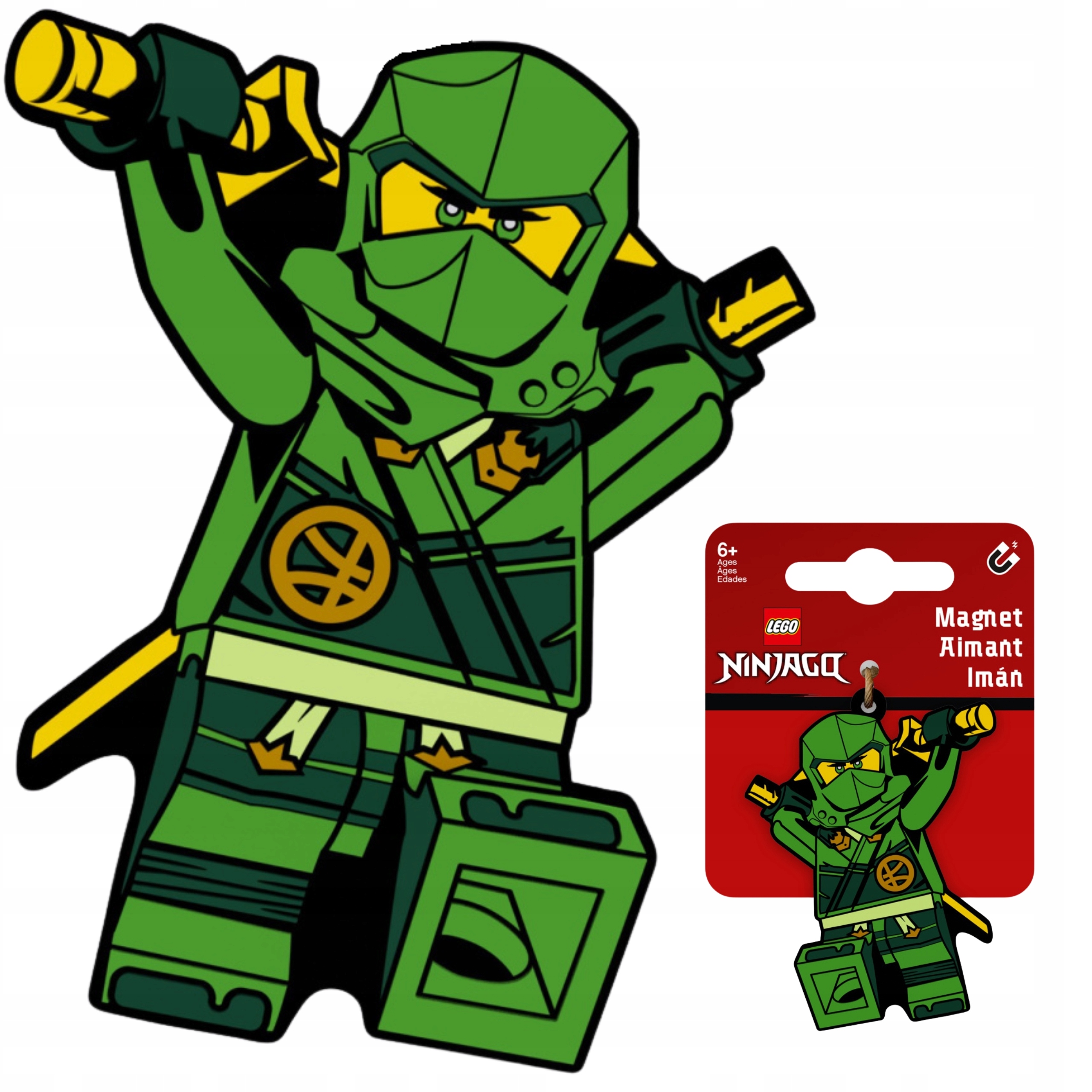 Magnes na Lodówkę Lego Ninjago Lloyd Ozdobny Magnes z Bajki Lego
