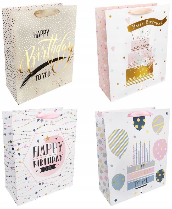 Ozdobná Dárková Taška na dárky, pěkná na Vánoce, 26x32, 12 ks