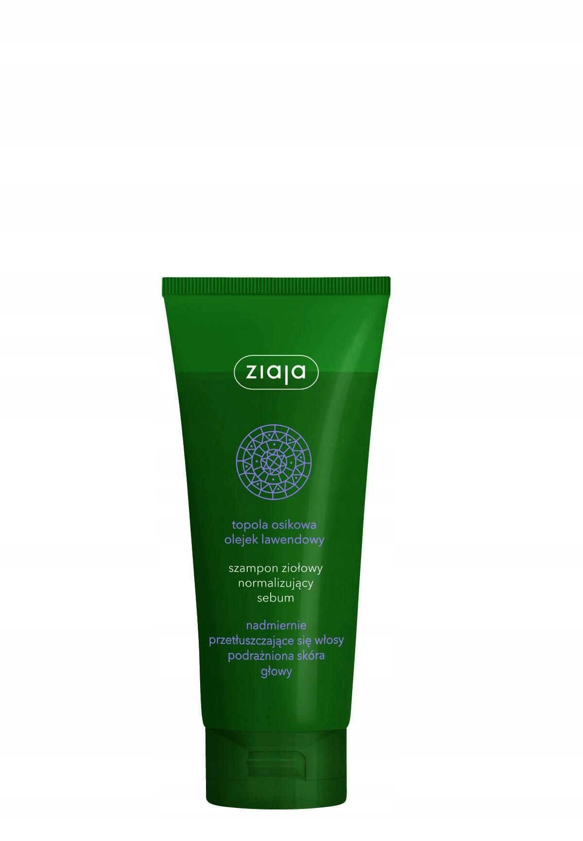 

Ziaja Szampon ziołowy normalizujący sebum