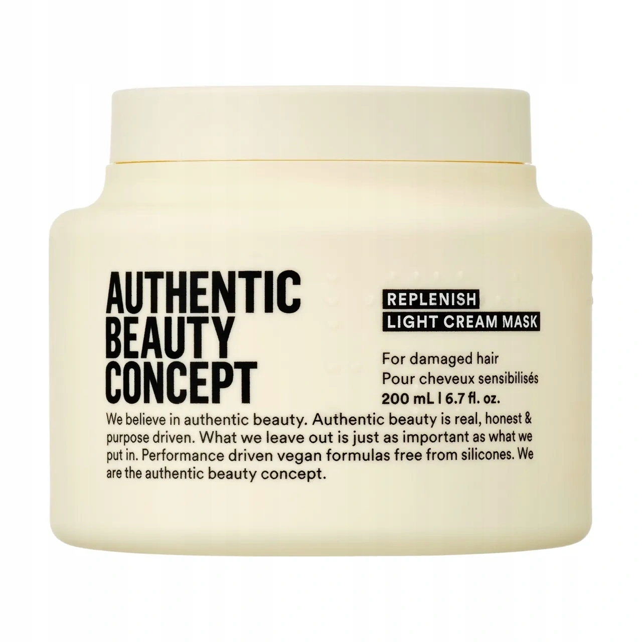 Authentic Beauty Concept Replenish Lehká krémová obnovující maska 200 Ml