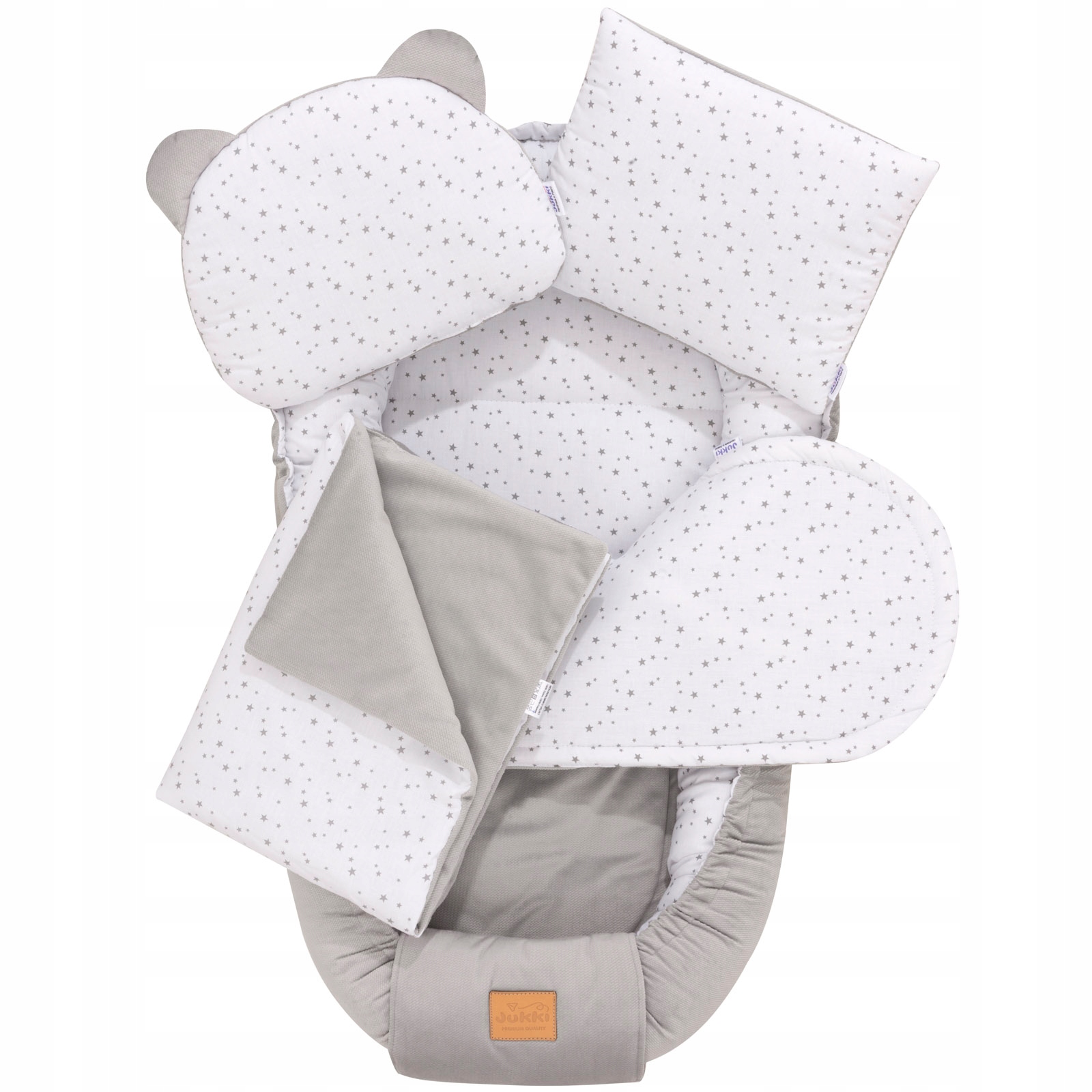 Zestaw Niemowlęcy 5 Elementowy Kokon Comfort Velvet Jukki