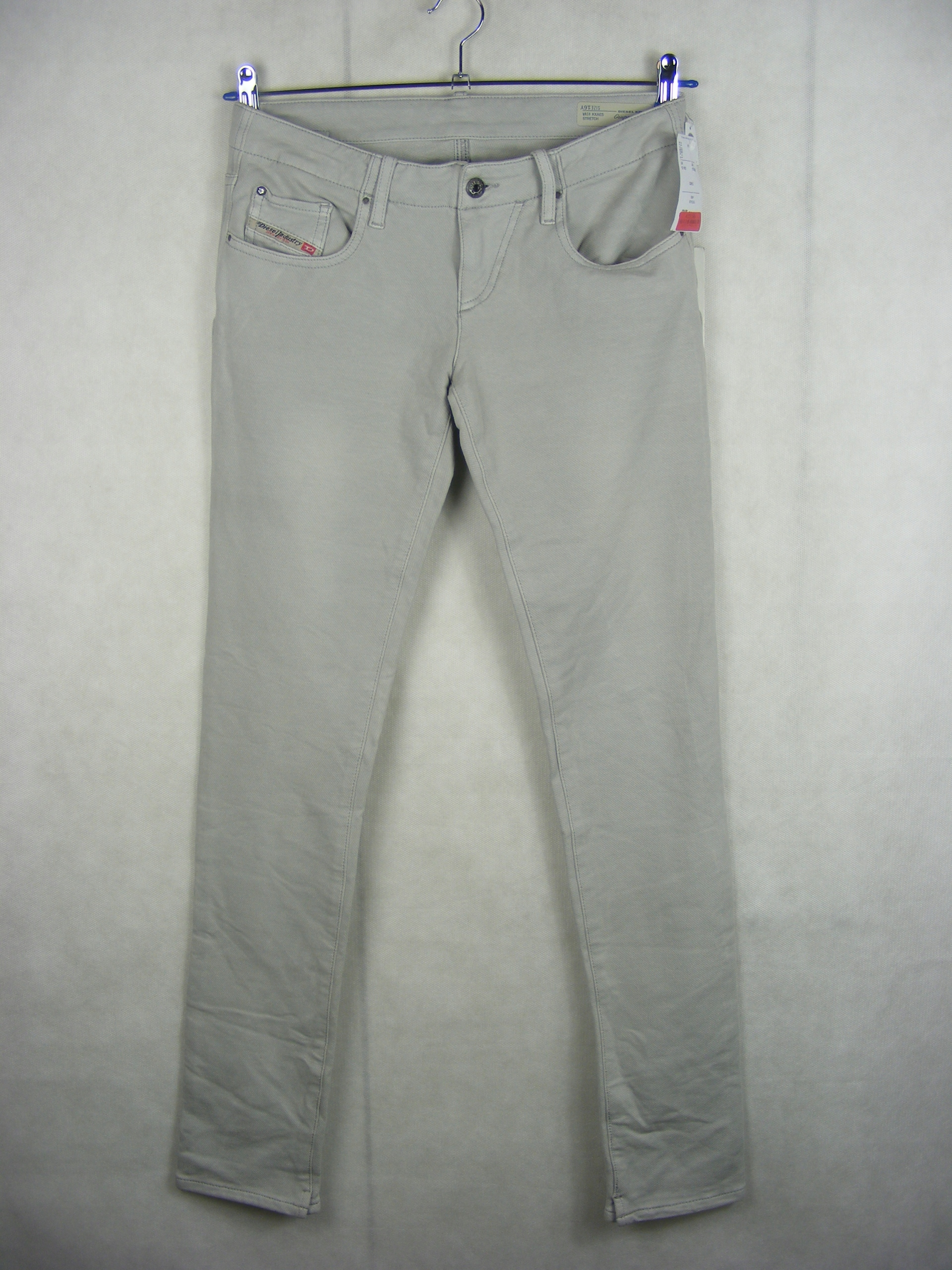 DIESEL KID SUPER SLIM-SKINNY szare spodnie176 Nowe