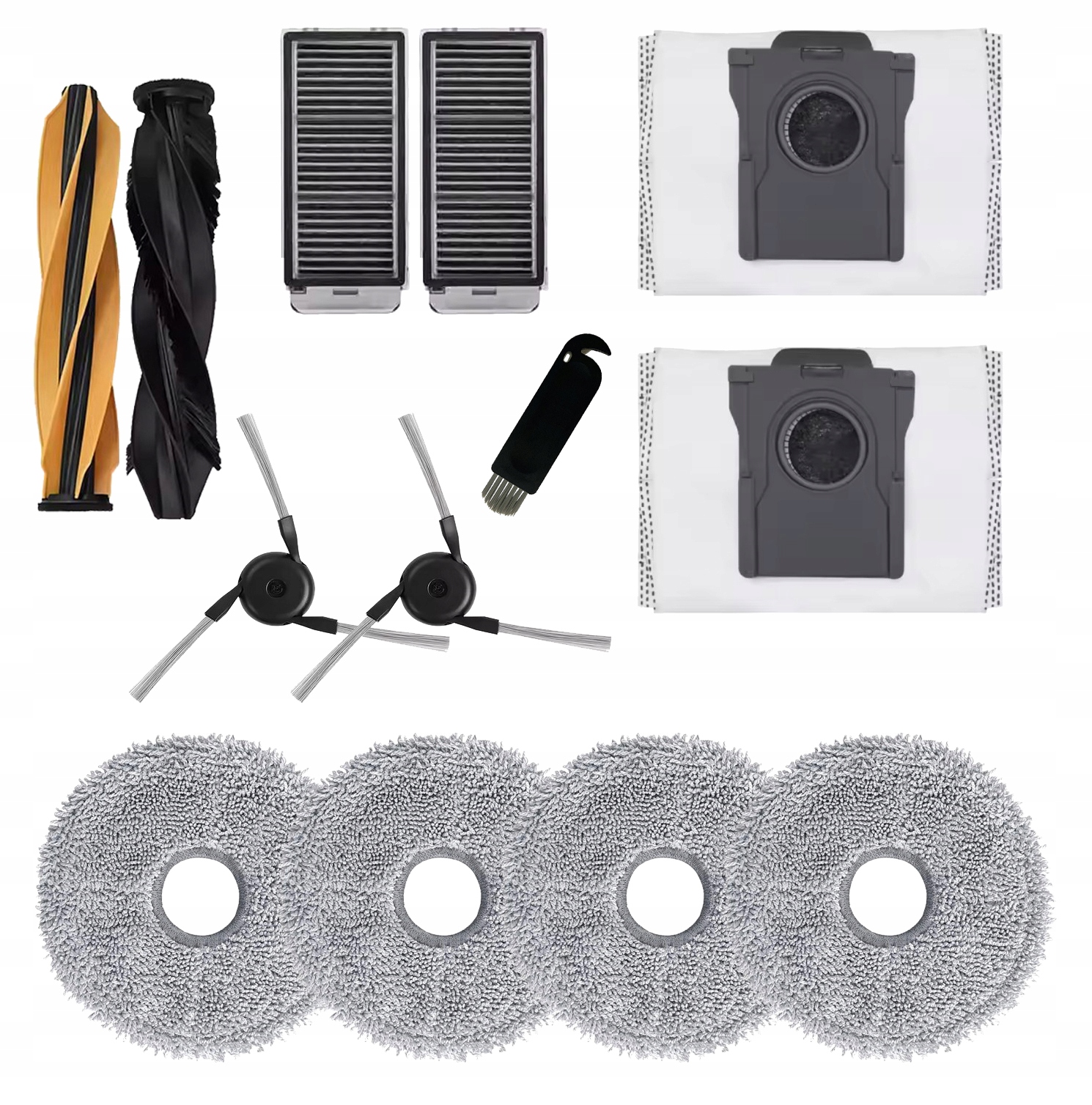 Zestaw Filtry Szczotki Mopy Worki do Dreame X50 Ultra Master L40s L50 Pro