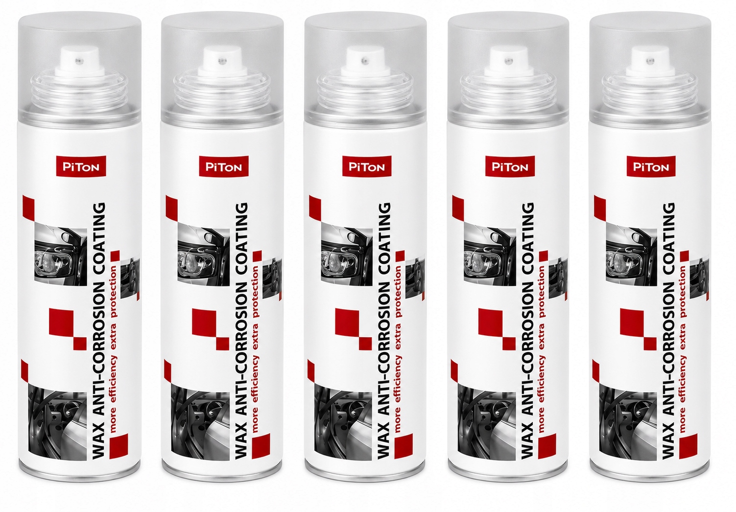 5 x Środek do Konserwacji Profili Zamkniętych w sprayu Antykorozyjny 500ml
