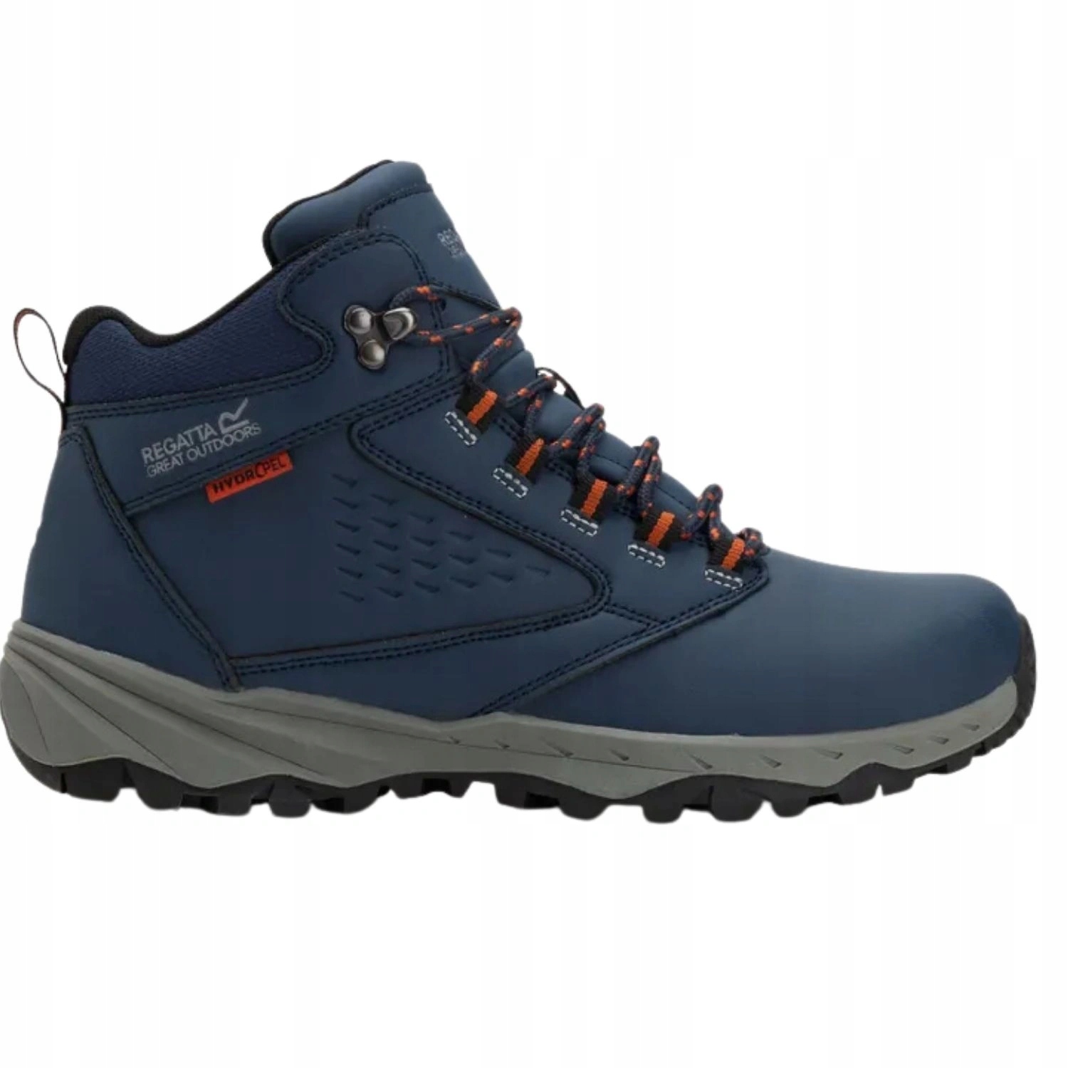 Pánské turistické boty Regatta Amble, tmavě modré, outdoorové, nad kotník, vel.