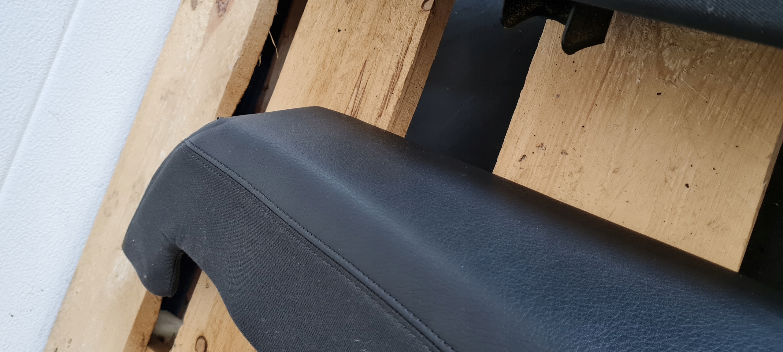 A6 C7 4G side rear seat rear part left right leather 2X A7 4G