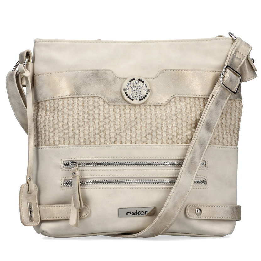 Rieker H1346-92 Beige Combination dámská kabelka béžová