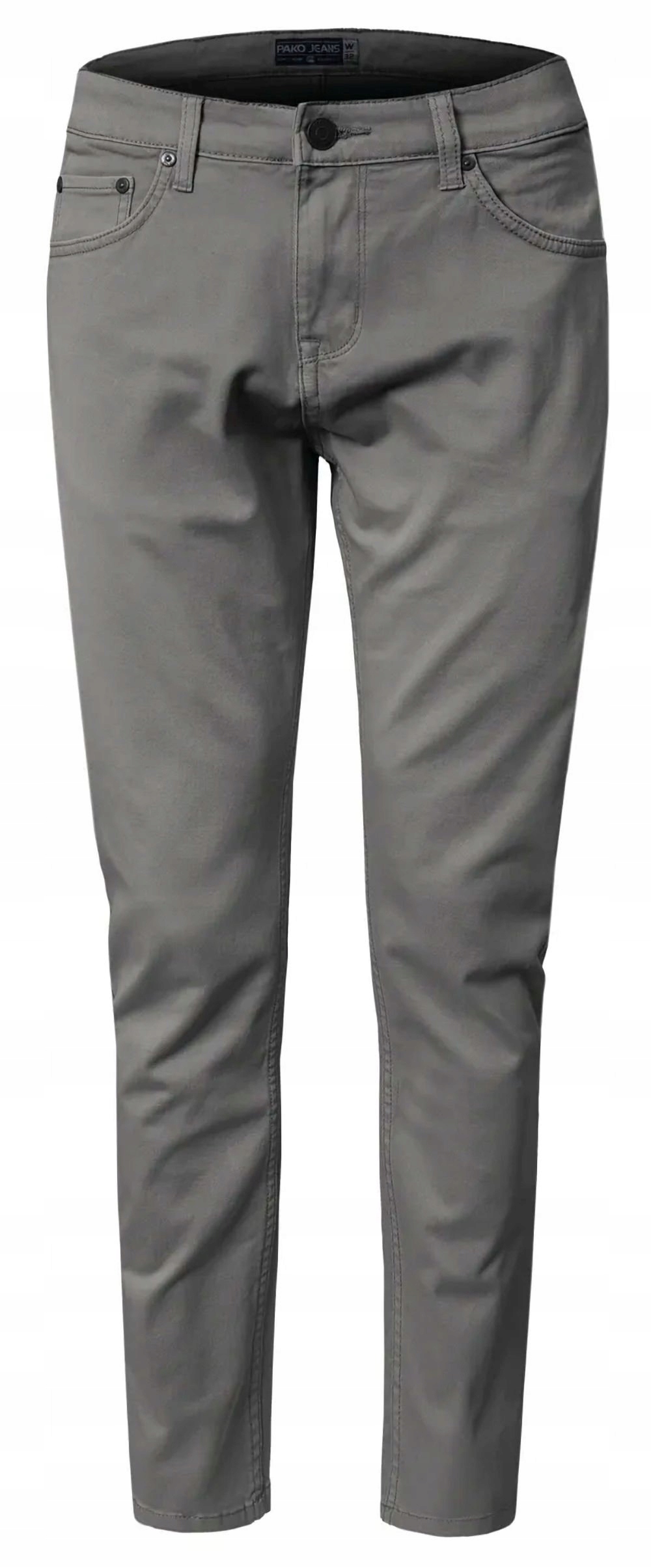 Bavlněné kalhoty Chinos Regular Pako Jeans Tmavý popel 35/32
