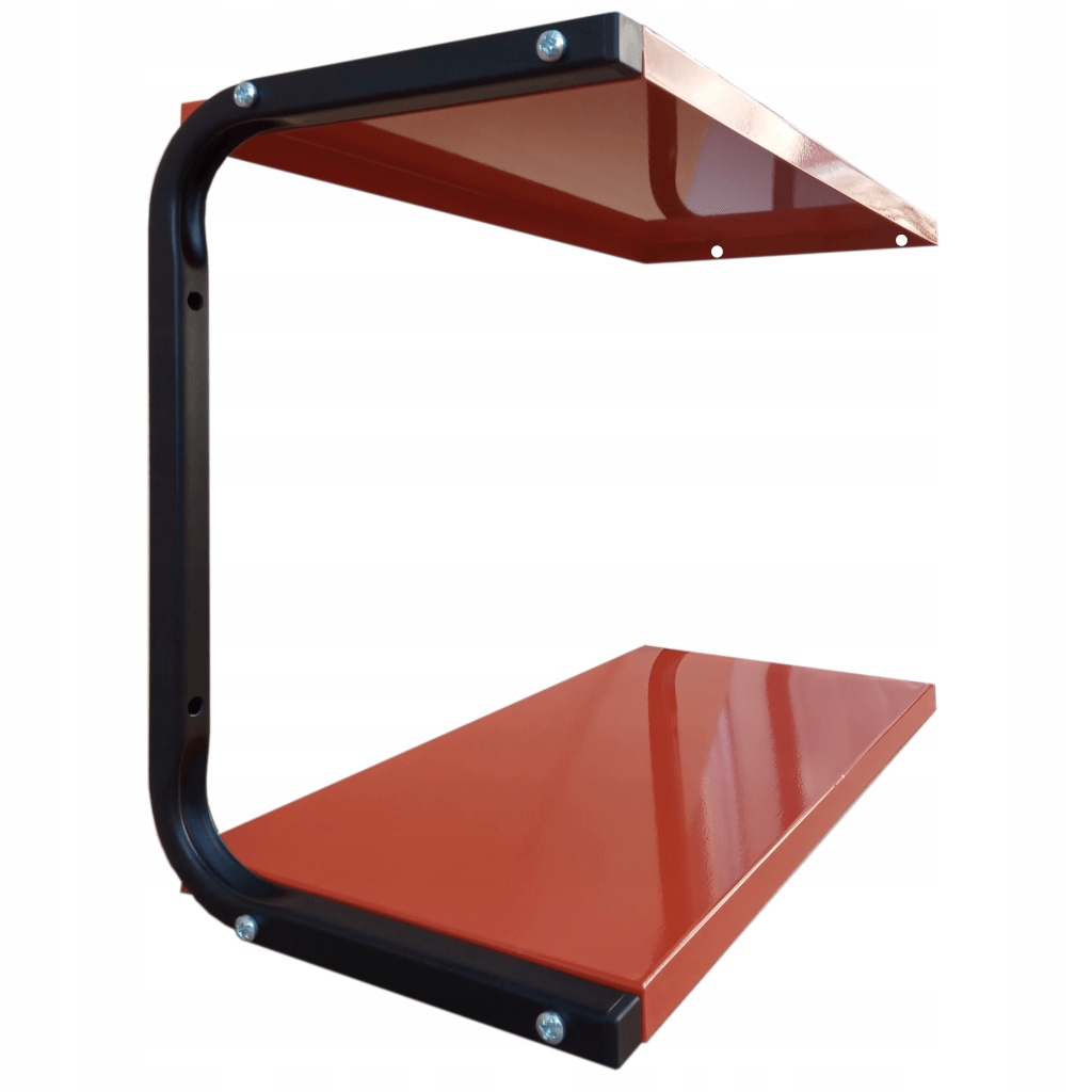 Kovová nástěnná police 53 cm dodatečná PG2MCRD dvojitá dílna loft garáž