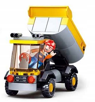 KLOCKI SLUBAN WYWROTKA CIĘŻARÓWKA MIASTO CITY TOWN