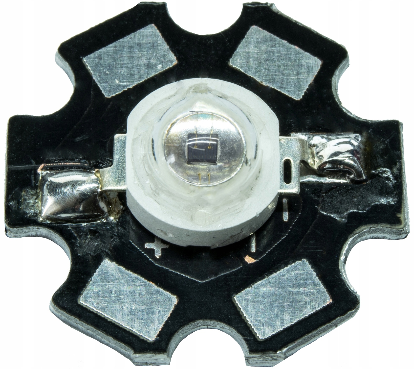 DIODA LED 3W czerwona DEEP RED 660nm powerLED na podstawce PCB