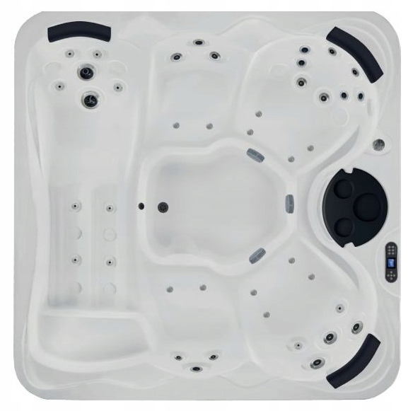 Zahradní vana bazén celoroční vířivka pevná 216x216x93 polská 5 míst