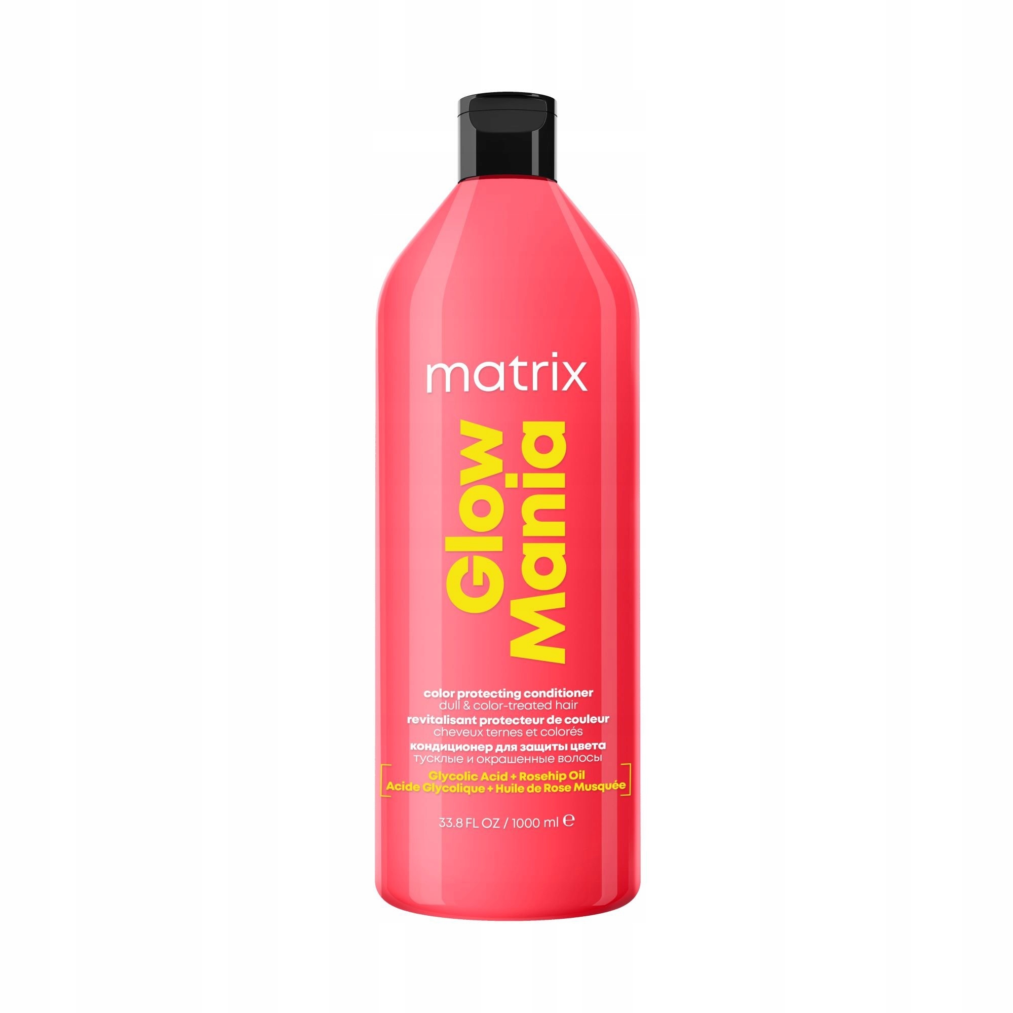 Matrix Glow Mania Šampon Pro Barvené Suché Vlasy Ochrana Barvy 1000ML
