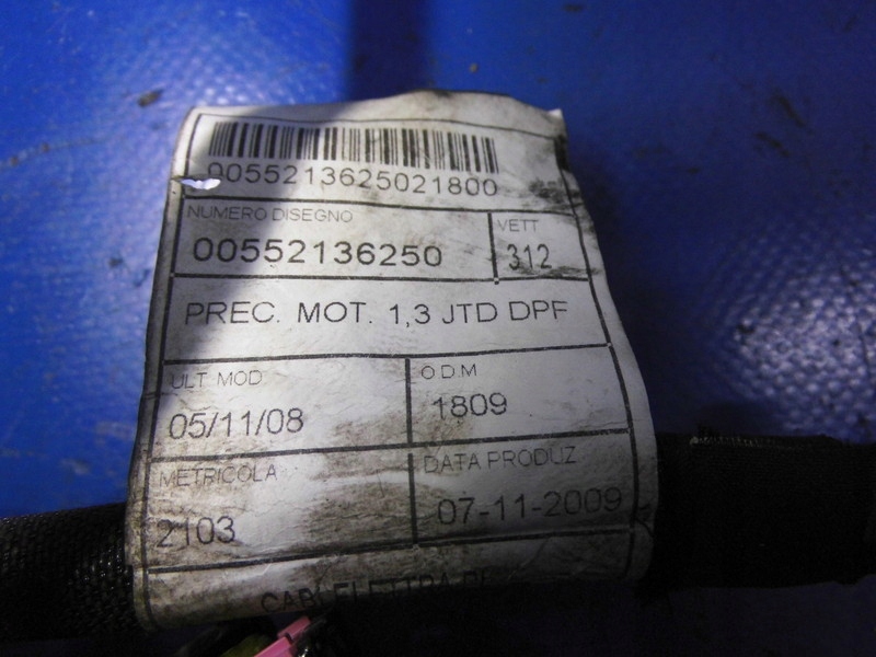 motor wiring 1.3 CDTI OPEL CORSA D 06-14 ROK