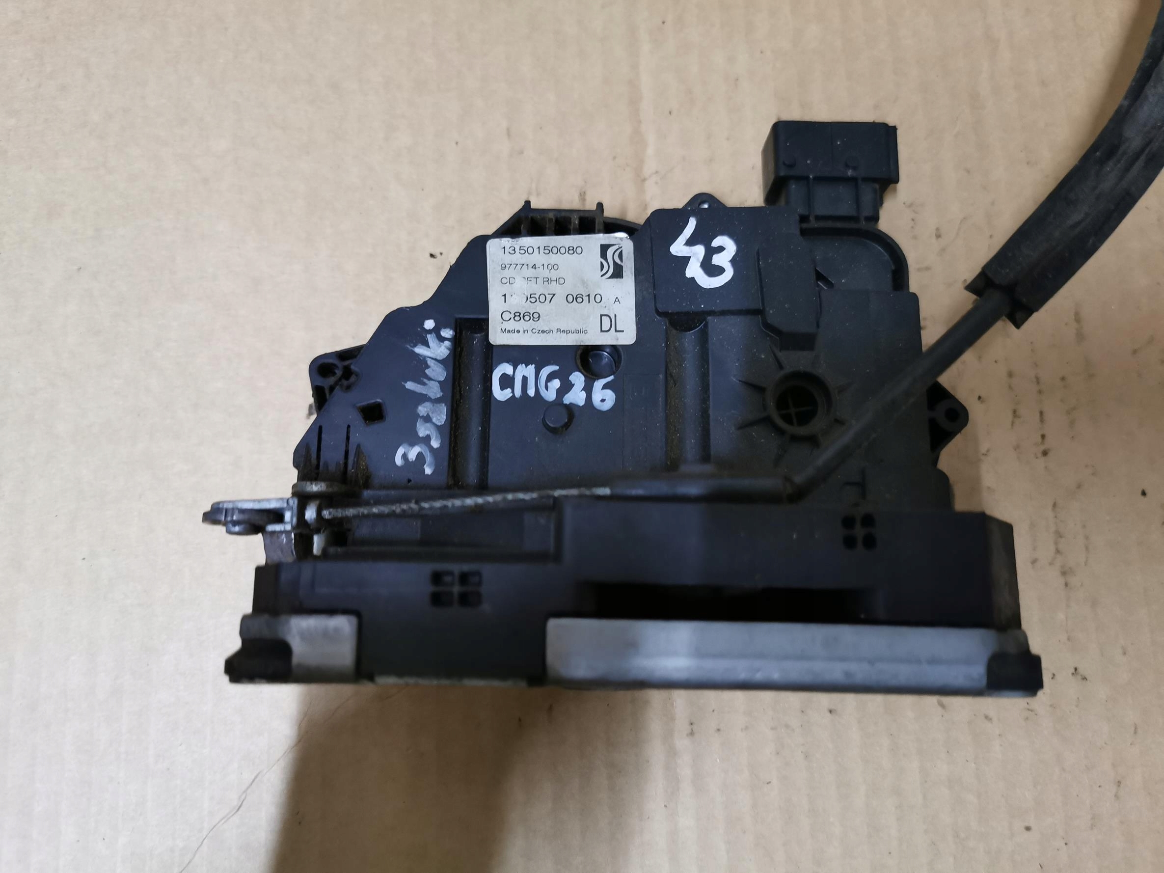 lock door left front FIAT DUCATO III 1350150080