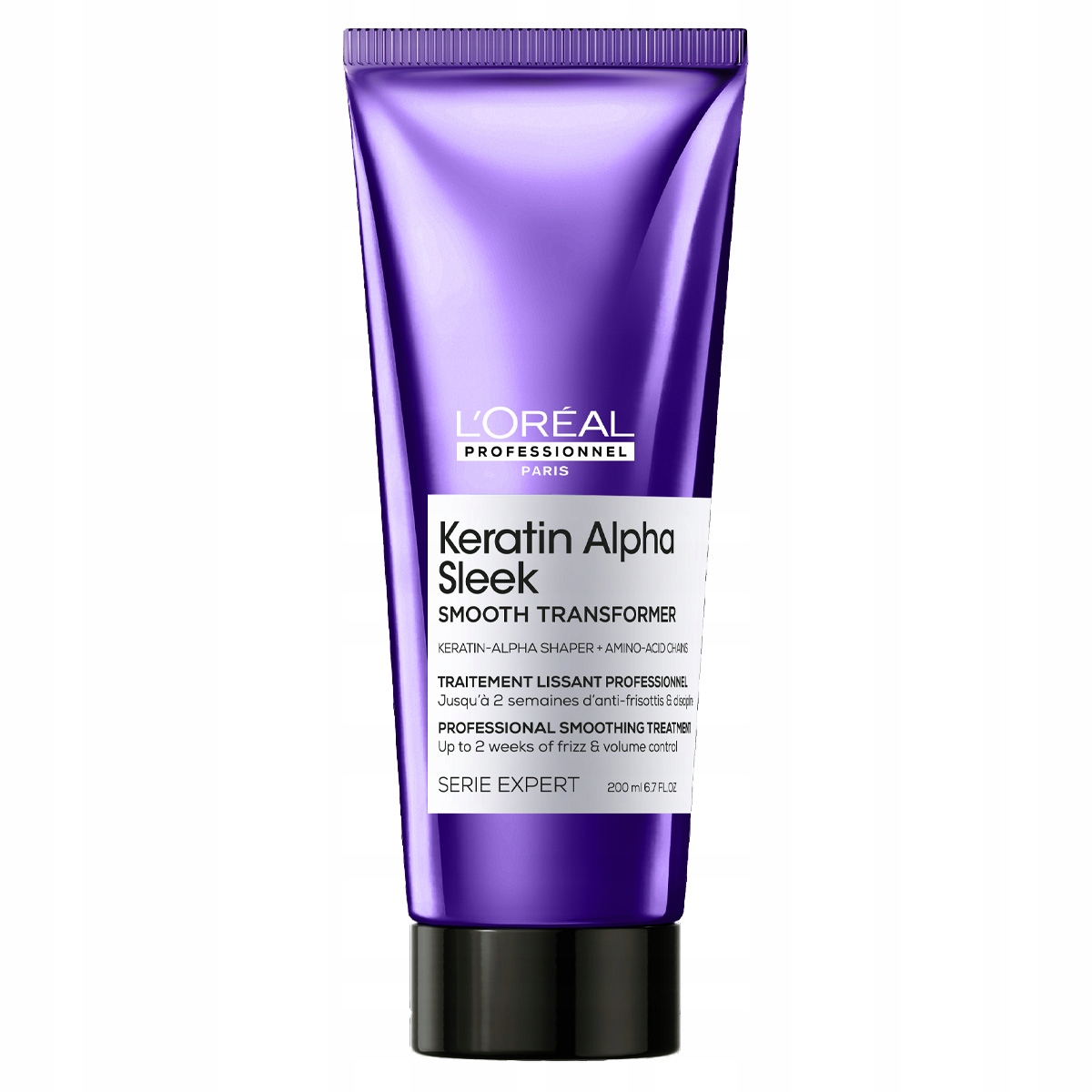 Loreal Keratin Alpha Sleek kuracja wygładzająca włosy puszące się 200ml