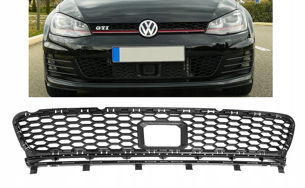 Atrapa mřížka s otvorem pro kameru Vw Golf VII Mk7 Gti