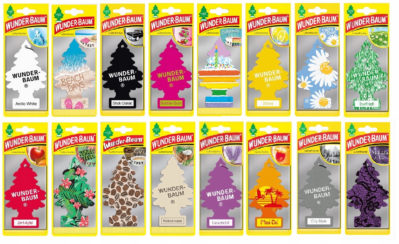 WUNDER BAUM CHOINKA ZAPACHOWA ZAPACH ODŚWIEŻACZ Rodzaj zawieszki