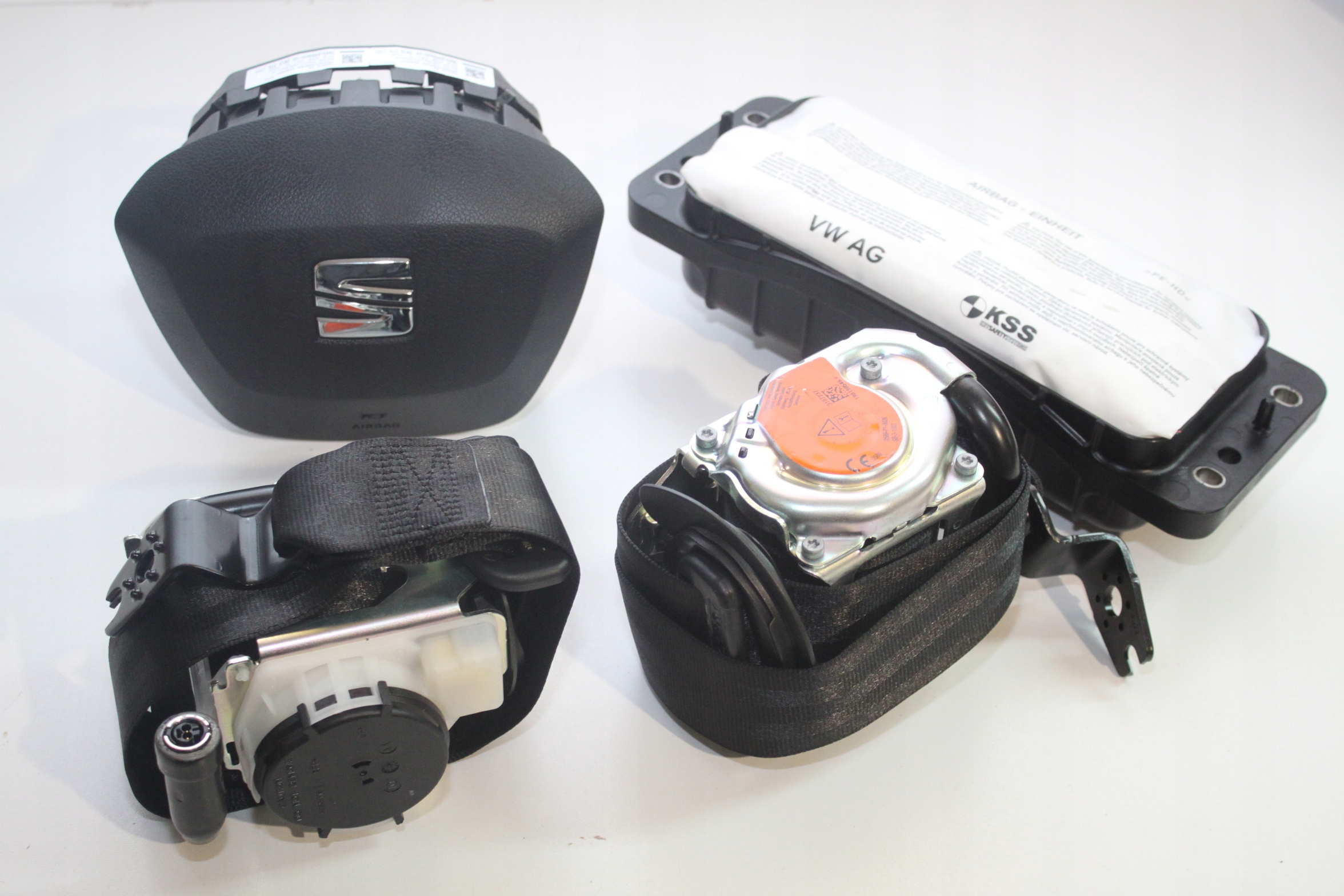 SEAT LEON III 5F0-ПОДУШКА БЕЗОПАСНОСТИ РЕМНИ ПЕРЕДНИЕ