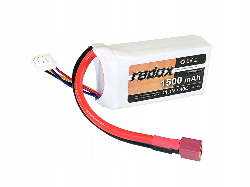 Redox Akumulátor 1500 mAh 11,1 V 40 C LiPo sada