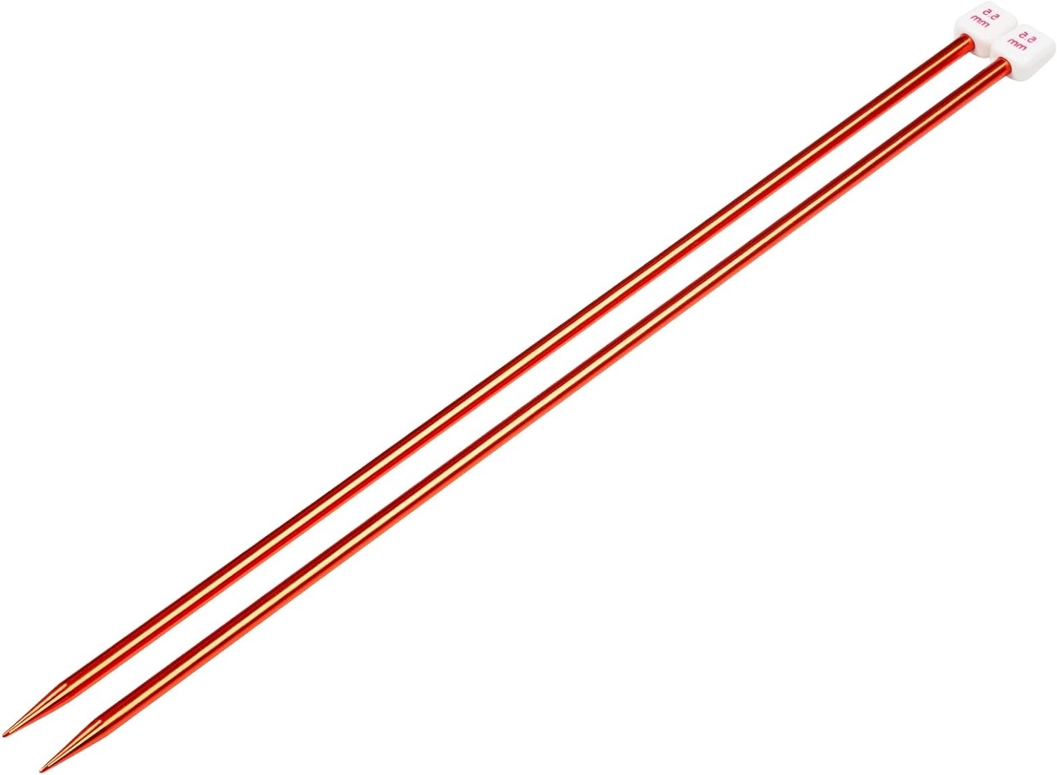 Kovové Pletací Jehly 5,5 MM 35 CM Jsou Ideální Pro Začátečníky