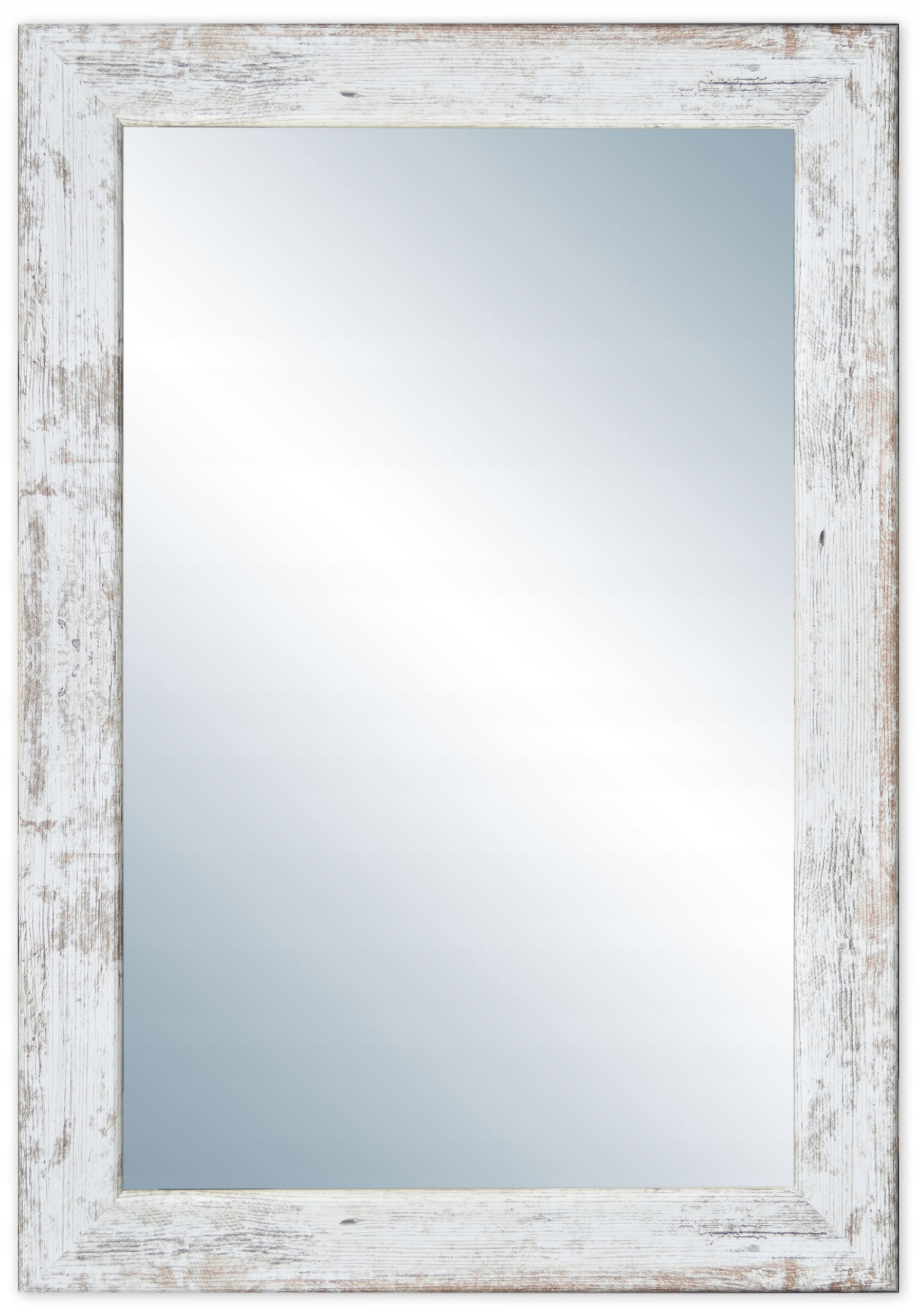 

Lustro w ramie 120x60 białe wenge czarne