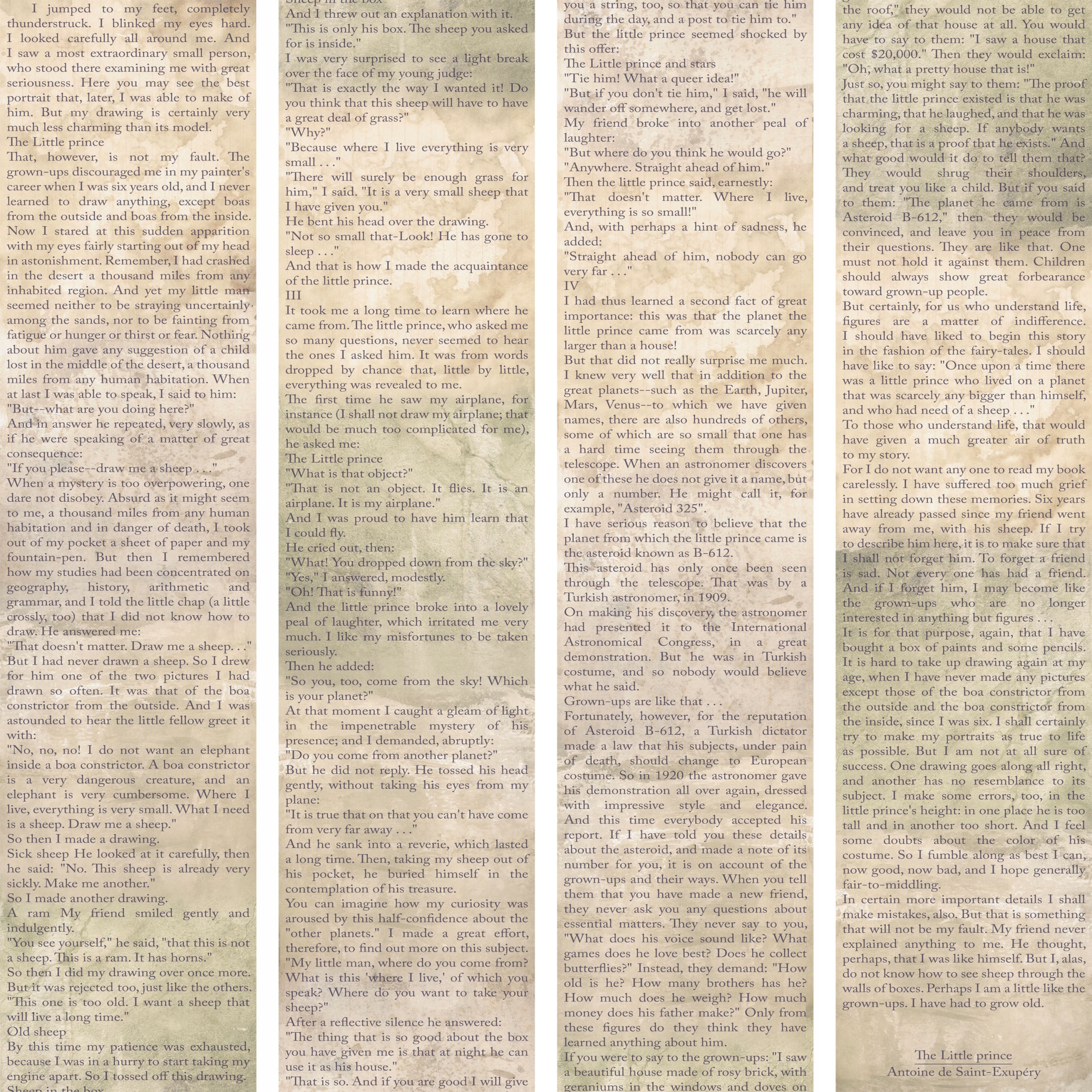 Samolepicí Tapeta Malý Princ 10 m m-A-0594-j-b