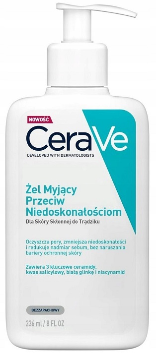 

CeraVe Żel myjący przeciw Niedoskonałościom 236ml