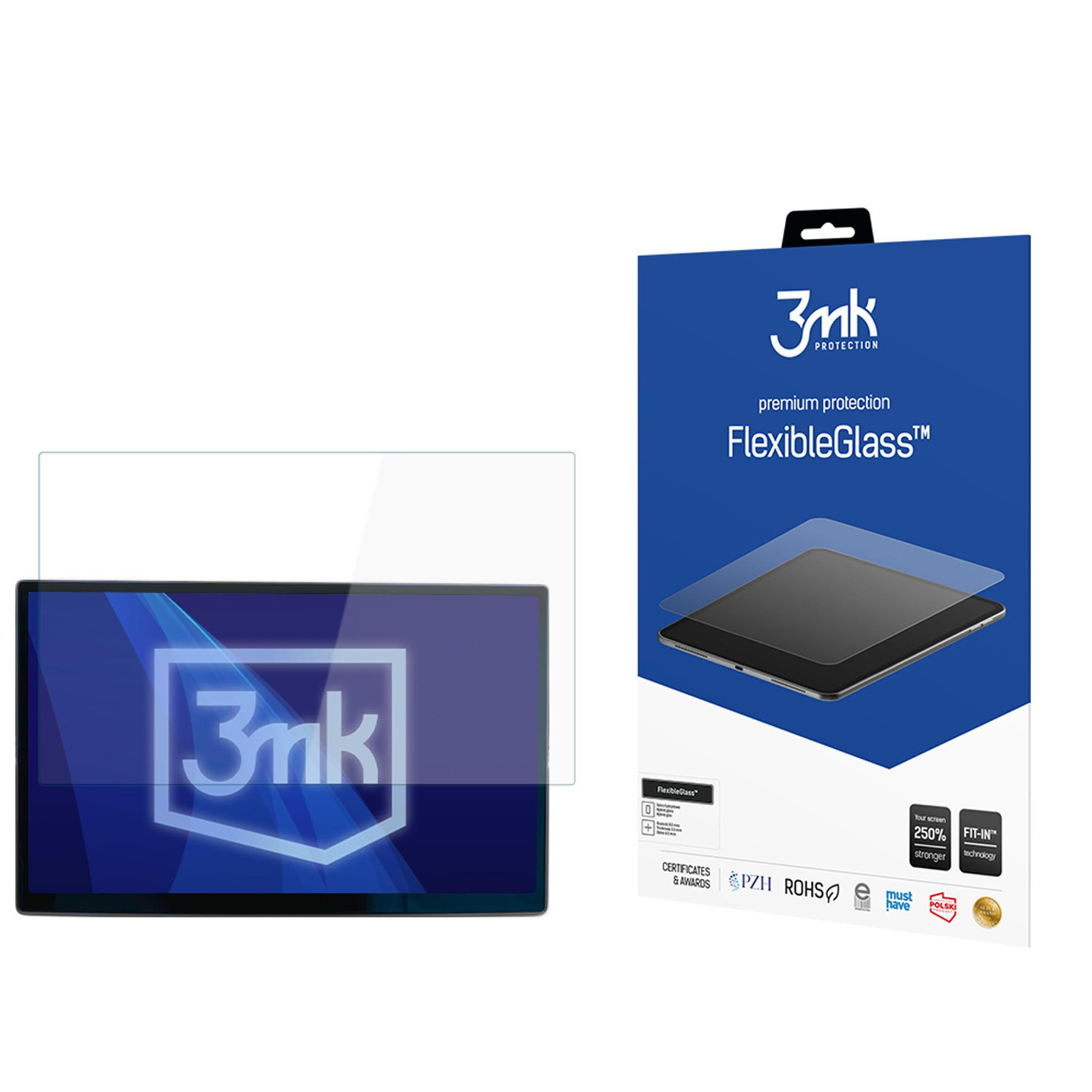 Sklo pro Tesla Model S up to 19" 3mk FlexibleGlass