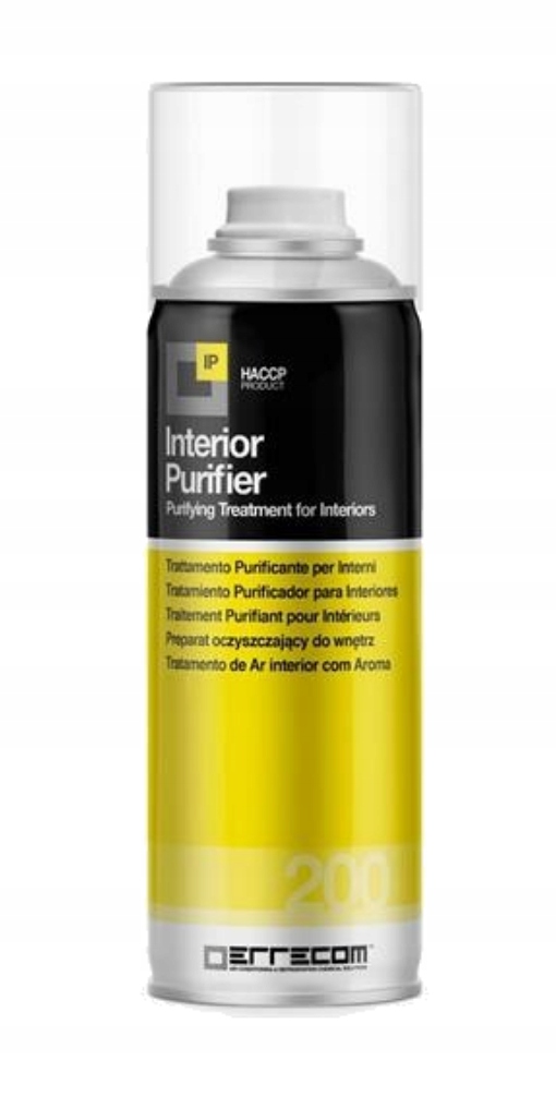 Spray areozol do odświeżania klimatyzacji w samochodzie Errecom cytryna