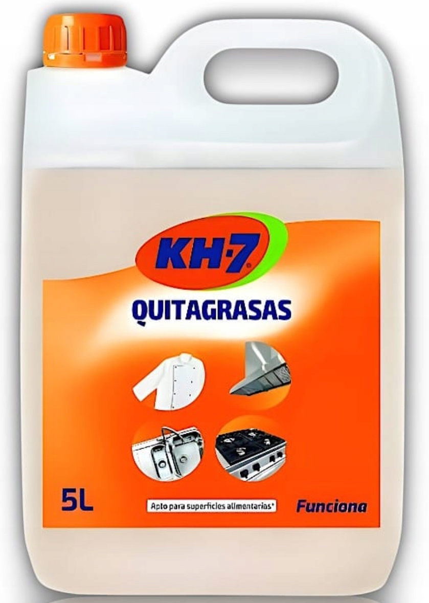 KH-7 Odtłuszczacz Profesjonalny 5L Usuwa Tłuszcz Kuchnia Grill Ubrania