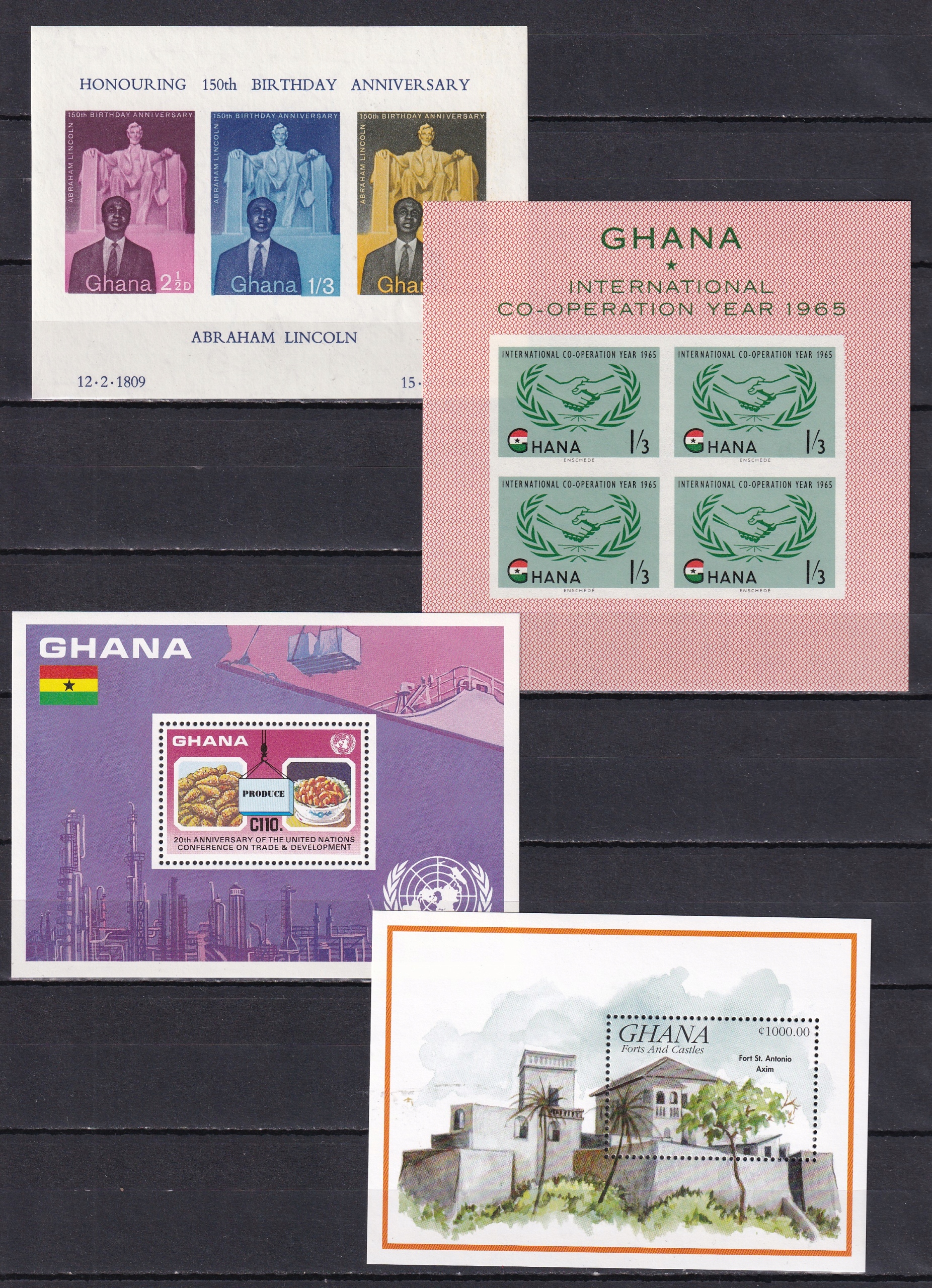 Ghana, Zestaw bloków,, stan **, A3947