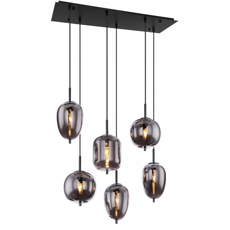 Čierna Stropná Lampa Ideálna Do Obývacej Izby Globo