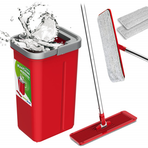 Levně Greenblue Plochý Mop S Kbelíkem A Odšťavňovačem GB870