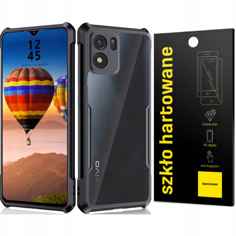 

Etui pancerne case Beetle do Vivo Y01 +Pełne Szkło