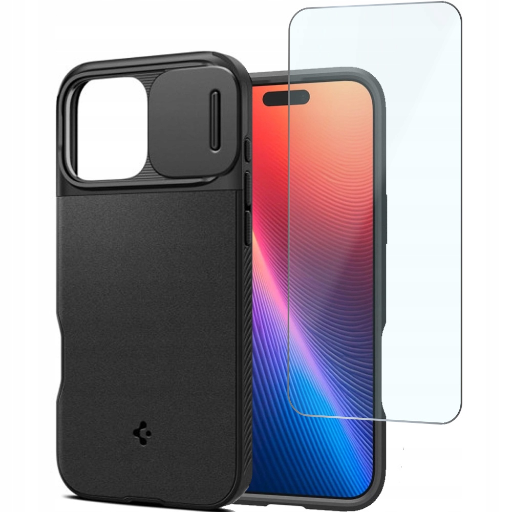 Etui Spigen do iPhone 16 Pro, mocne, ochronne, case do MagSafe szkło
